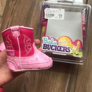 Baby girl soft sole cowboy boots
